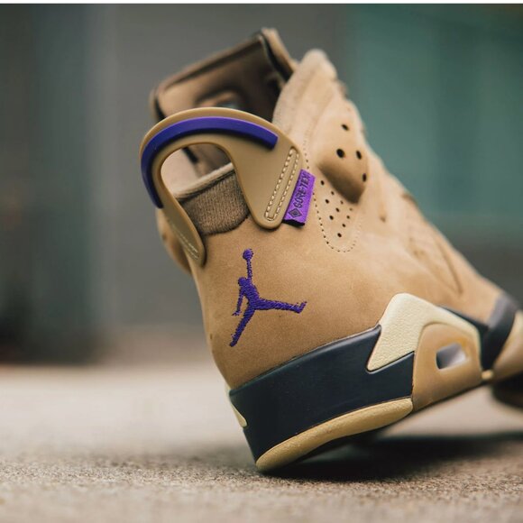 WOMEN'S AIR JORDAN 6 RETRO GORE-TEX 'BROWN KELP' - Picture 3 of 7